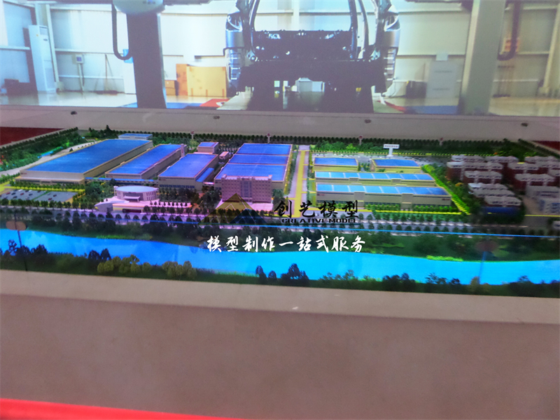 廣汽吉奧東營分公司廠區(qū)沙盤