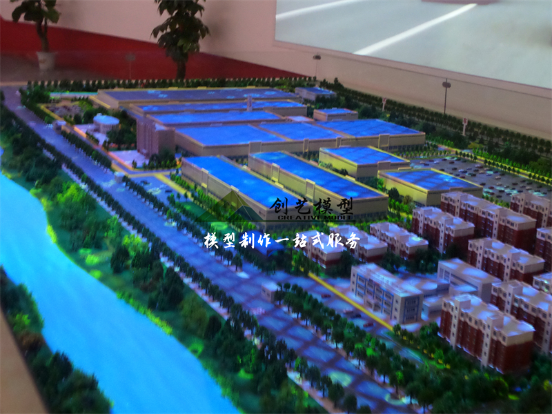 廣汽吉奧東營分公司廠區(qū)沙盤