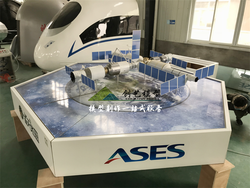 中國未來空間站動態沙盤模型