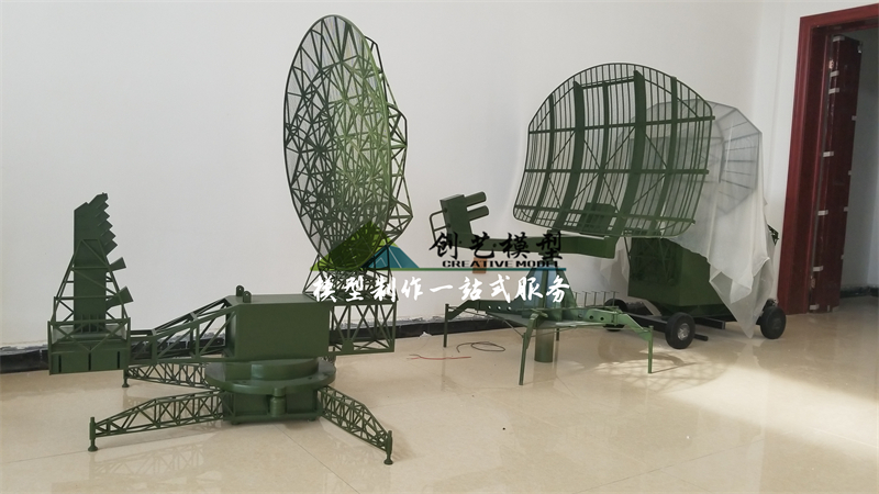 軍事展廳模型-坦克模型軍用雷達(dá)模型-包頭重工展廳定制模型