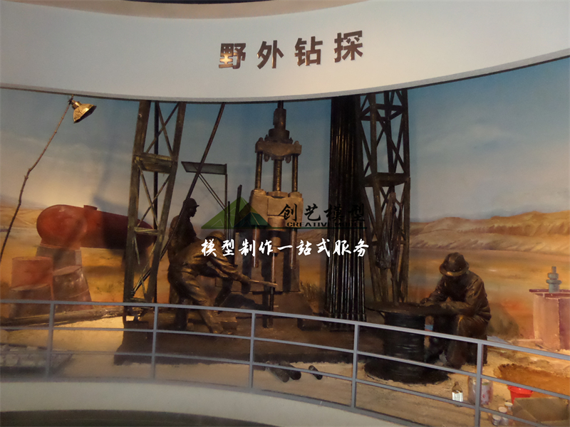 野外勘探場景模型