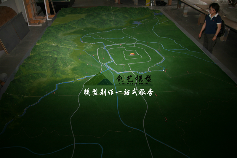 南水北調地形沙盤
