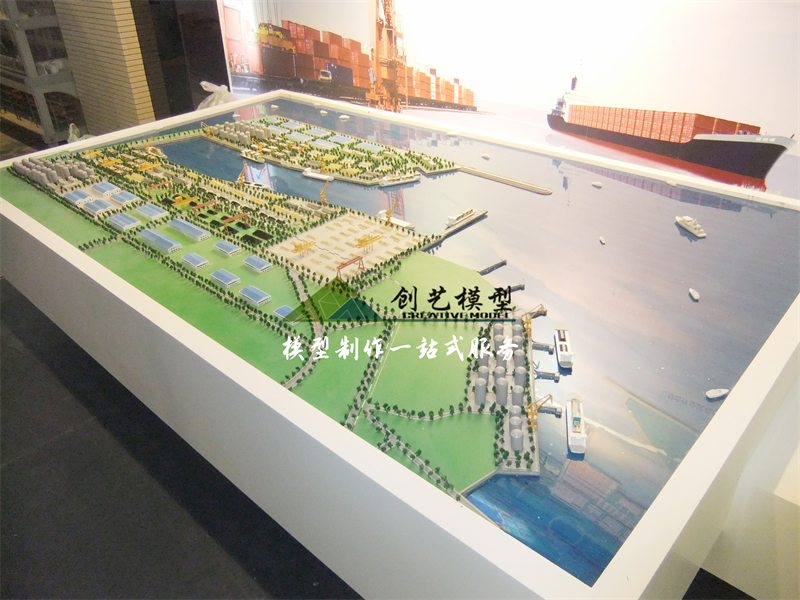 煙臺港西區規劃模型
