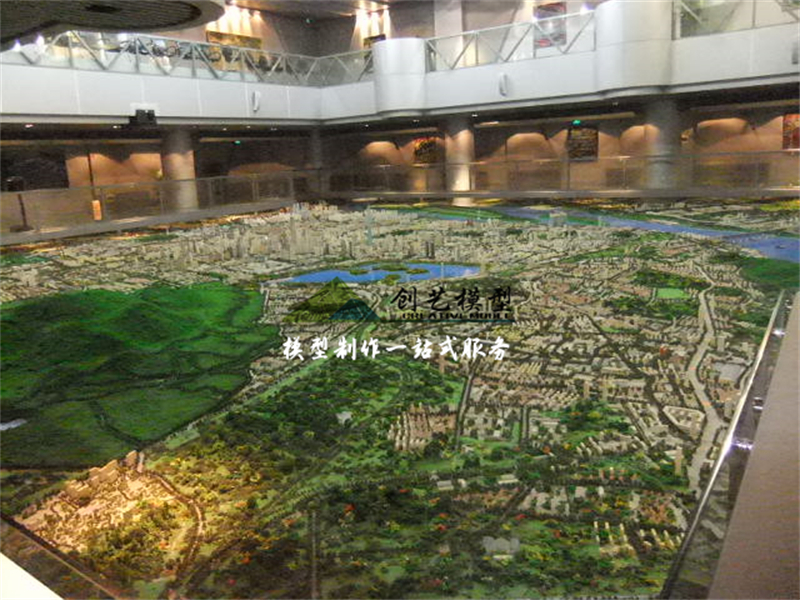 南京城市整體規劃沙盤