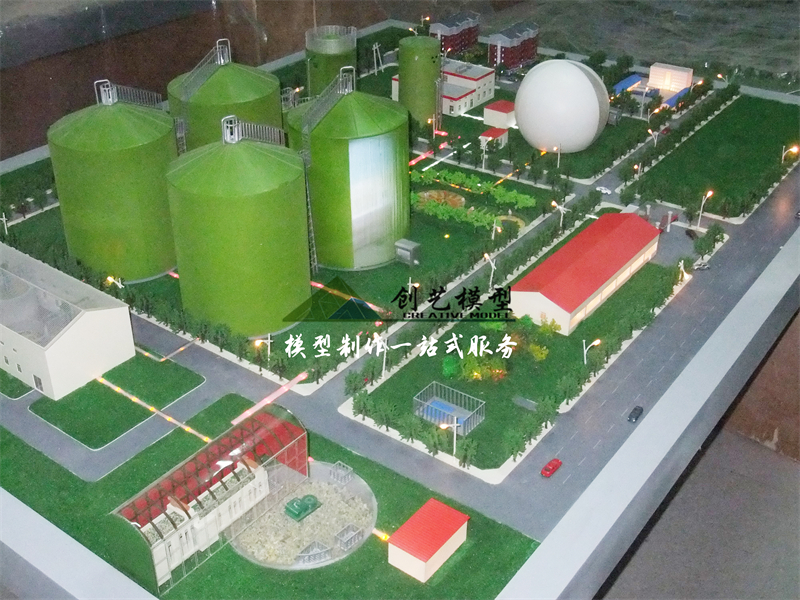 沼氣發電模型-德青源