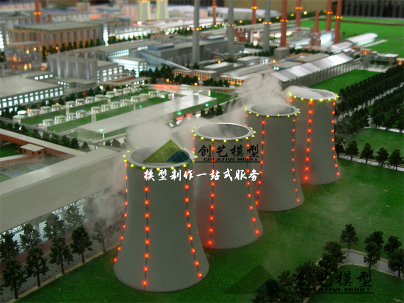 熱力發(fā)電供電系統(tǒng)沙盤(pán)